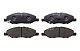 Колодки тормозные передние HF 350 548 HOFER