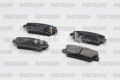 Колодки тормозные задние PBP1663KOR PATRON