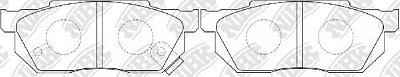 Колодки тормозные передние PN8263 NIBK