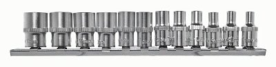 Набор головок торцевых 1/4" 12 шт. 4-13 мм Кraft 700314