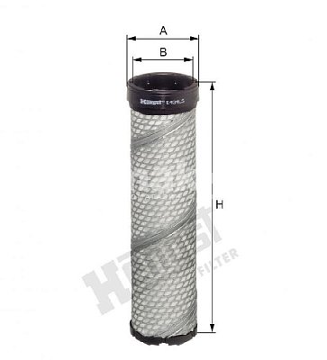 Фильтр воздушный Hengst E434LS (CF 990/2)  CASE CATERPILLAR основной E434L, вторичный E434LS
