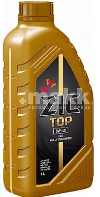 Масло моторное ZIC TOP SAE 0W40 синтетическое 1л