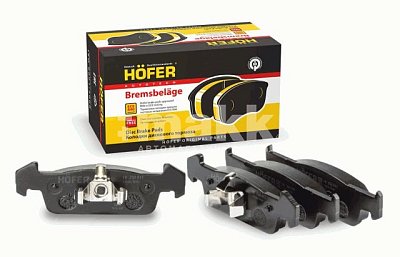 Колодки тормозные передние HF 350 811 HOFER