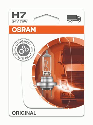 Автолампа H7 24V 70W OSRAM 64215-01B PX26d (блистер 1 шт) 